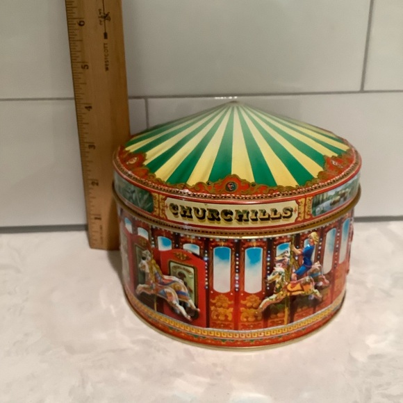 Churchill's Merry Go Round Vintage Candy Tin - Picture 7 of 7
